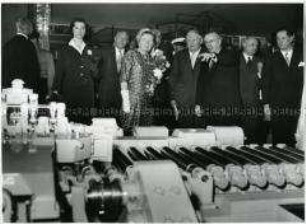 Ludwig Erhard eröffnet die "Deutschen Tage" auf der Weltausstellung in Brüssel