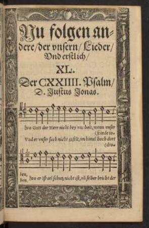 Nu folgen andere/ der unsern/ Lieder ...