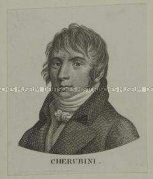 Porträt des italienischen Komponisten Luigi Cherubini