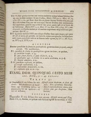 Evang. Dom. Quinquag. f. Esto Mihi, Luc. XIIX, 31 - 43, Extans