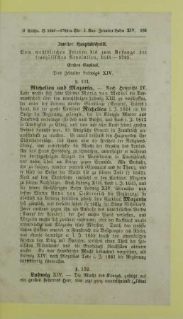 Zweiter Hauptabschnitt. Vom westfälischen Frieden bis zum Anfange der französischen Revolution, 1648 - 1789