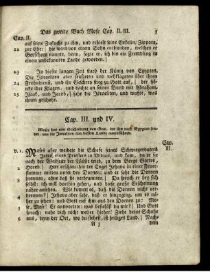 Cap. III. und IV.