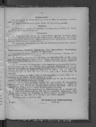 Bekanntmachung, betreffend Gewährung eines widerruflichen Unterhaltszuschusses an Referendare