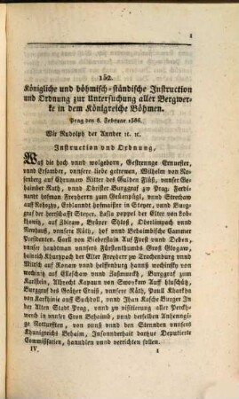 Chronologisch-systematische Sammlung der Berggesetze der österreichischen Monarchie. 4, Vom Jahre 1586 bis 1670