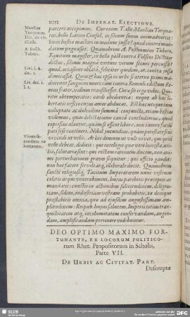Deo Optimo Maximo Fortunante
