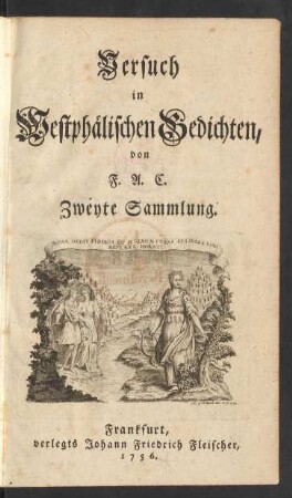 Versuch in Westphälischen Gedichten : Zweyte Sammlung