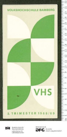Programm 3. Trimester 1968/1969