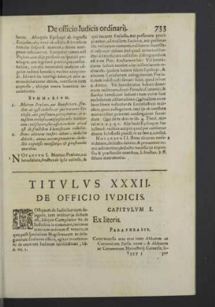 Titulus XXXII.