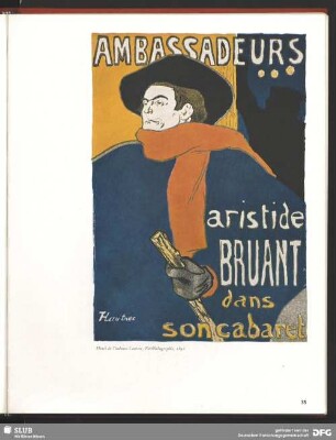 Ambassadeurs. Aristide Bruant dans son cabaret
