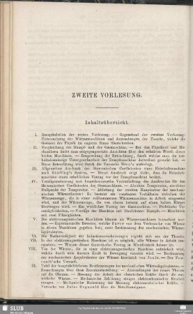 Zweite Vorlesung.