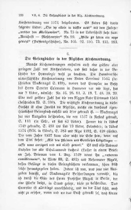 6. Die Gesangbücher in der Rigischen Kirchenordnung.
