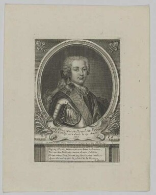 Bildnis des Louis François de Bourbon de Conti
