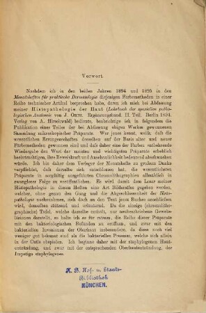 Histologischer Atlas zur Pathologie der Haut, 1