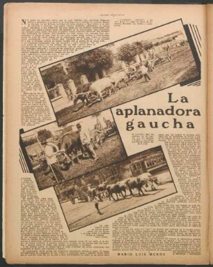 La aplanadora gaucha