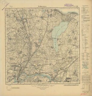 2030 (alte Nr.: 661) Schwartau, Meßtischblatt (4cm - Karte)