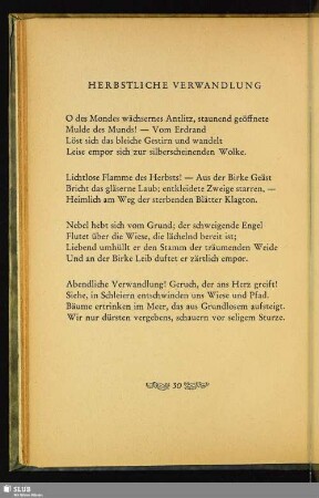 Herbstliche Verwandlung