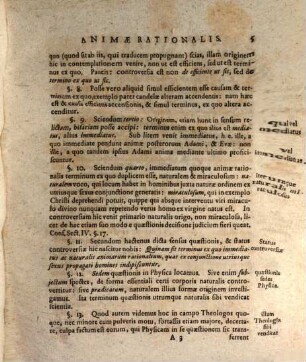 Tractatio Physica, De Origine Animae Humanae