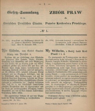 1. Januar-25. Dezember = No. 1-36