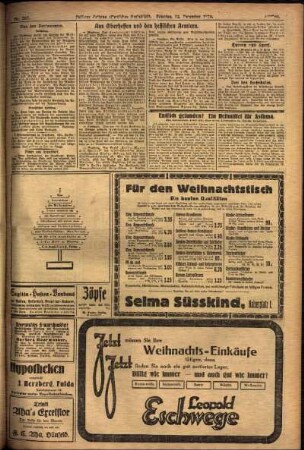 Zweite Ausgabe vom Sonntag, den 12. Dezember 1926.