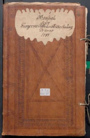 IX A 1 - Alte Stadtrechnungen (1787 - 1788)