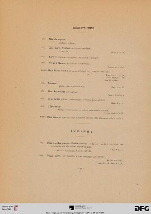 Ivoires (Nr. 499-526)