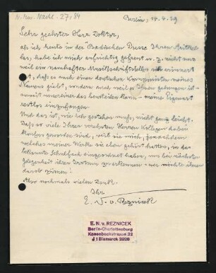 Brief an Erwin Kroll : 14.04.1939