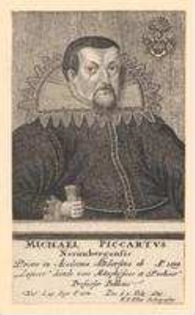 Michael Piccart, Nürnberger, Professor in Altdorf; geb. 29. September 1574; gest. 13. Juli 1620