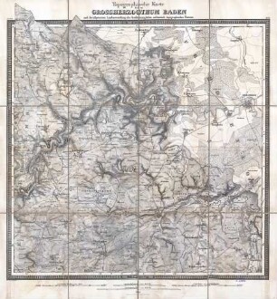 Topographische Karte über das Großherzogthum Baden. Sect.X.6., Bl. 38 Mösskirch