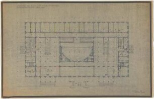 Troost, Paul Ludwig; München, Arcisstr. 12; Führerbau der NSDAP - Grundriss EG