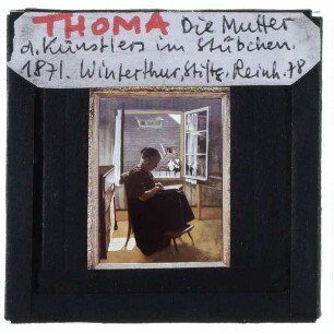 Thoma, Die Mutter des Künstlers im Stübchen