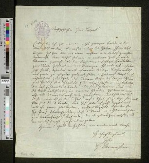 Brief an Lippert