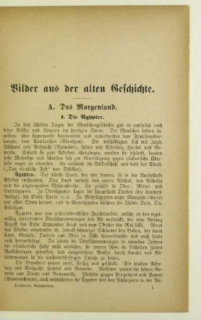 A. Das Morgenland
