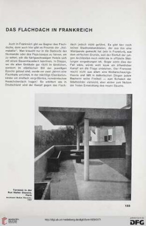 4: Das Flachdach in Frankreich