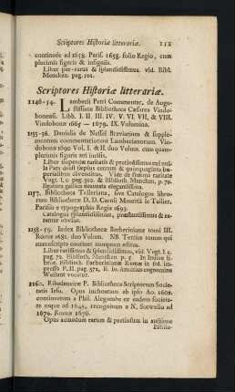 111-135, Scriptores Historiae litterariae - Scriptores Genealogici & Heraldici