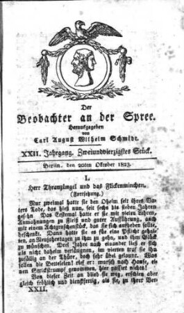 42. Stueck, 20. Oktober 1823