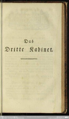 Das Dritte Kabinet