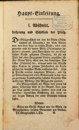 Versuch einer vollständigen Geographisch-Historischen Beschreibung der Kurfürstl. Pfalz am Rheine, 1
