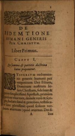 De redemtione generis humani libri 3
