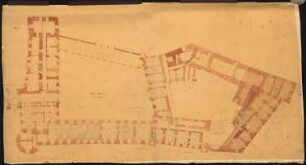 Schloss von Dr. Strousberg, Zbirow Umbau: Gesamtgrundriss EG