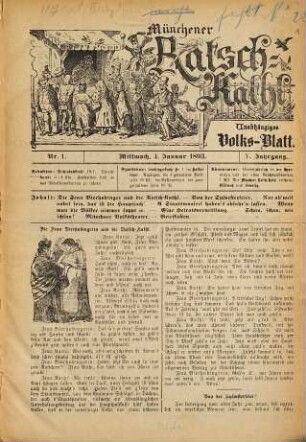 Münchener Ratsch-Kathl : nun "Münchener Lokal-Anzeiger". 1893 = Jg. 5