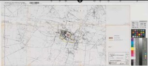 Gronau (Gronau) Tiefgarage mit Zivilschutzteil - Vorentwurf Übersichtslageplan 1969 1 : 5000 44 x 74 Pause (Sudan und Hahm, Osnabrück) Regierung Münster Nr. 34092