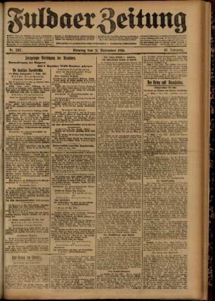 Ausgabe vom Montag, den 11. Dezember 1916.