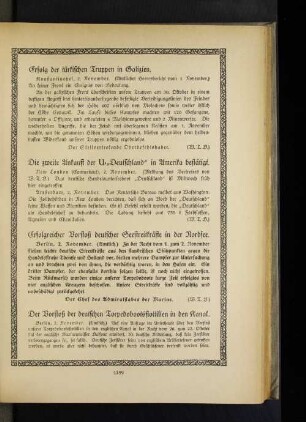 Erfolg der türkischen Truppen in Galizien.