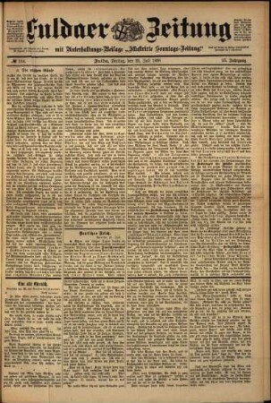 Ausgabe vom Freitag, den 22. Juli 1898.
