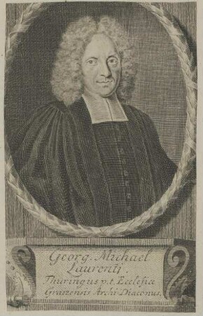Bildnis des Georg Michael Laurenti