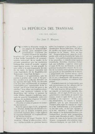 La República del Transvaal.