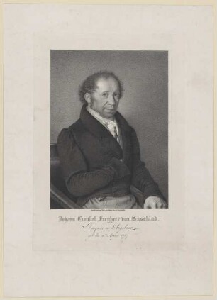 Bildnis des Johann Gottlieb von Süsskind