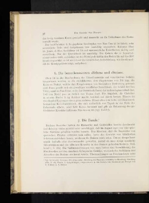 6. Die bemerkenswerten "Felsen" und "Steine".