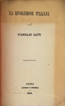 La rivoluzione italiana