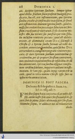Dominica II. Post Pascha